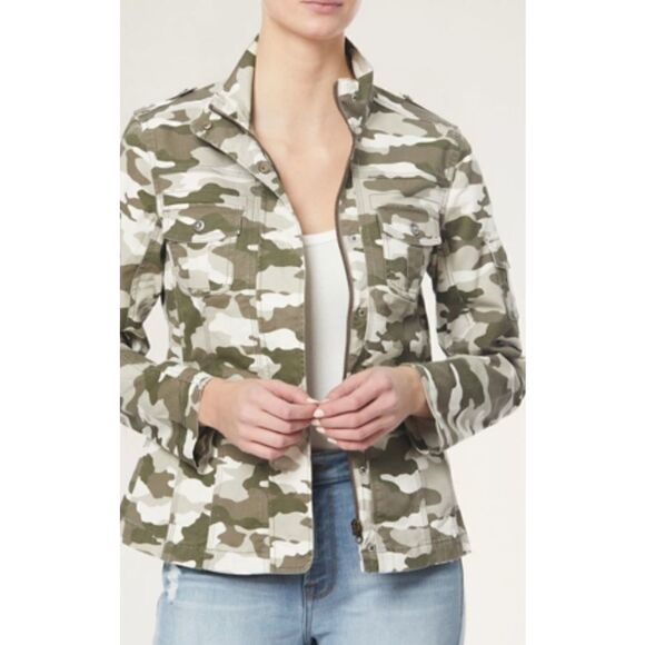 Kenzie Green Faded Camouflage Jacket - Picture 5 of 16